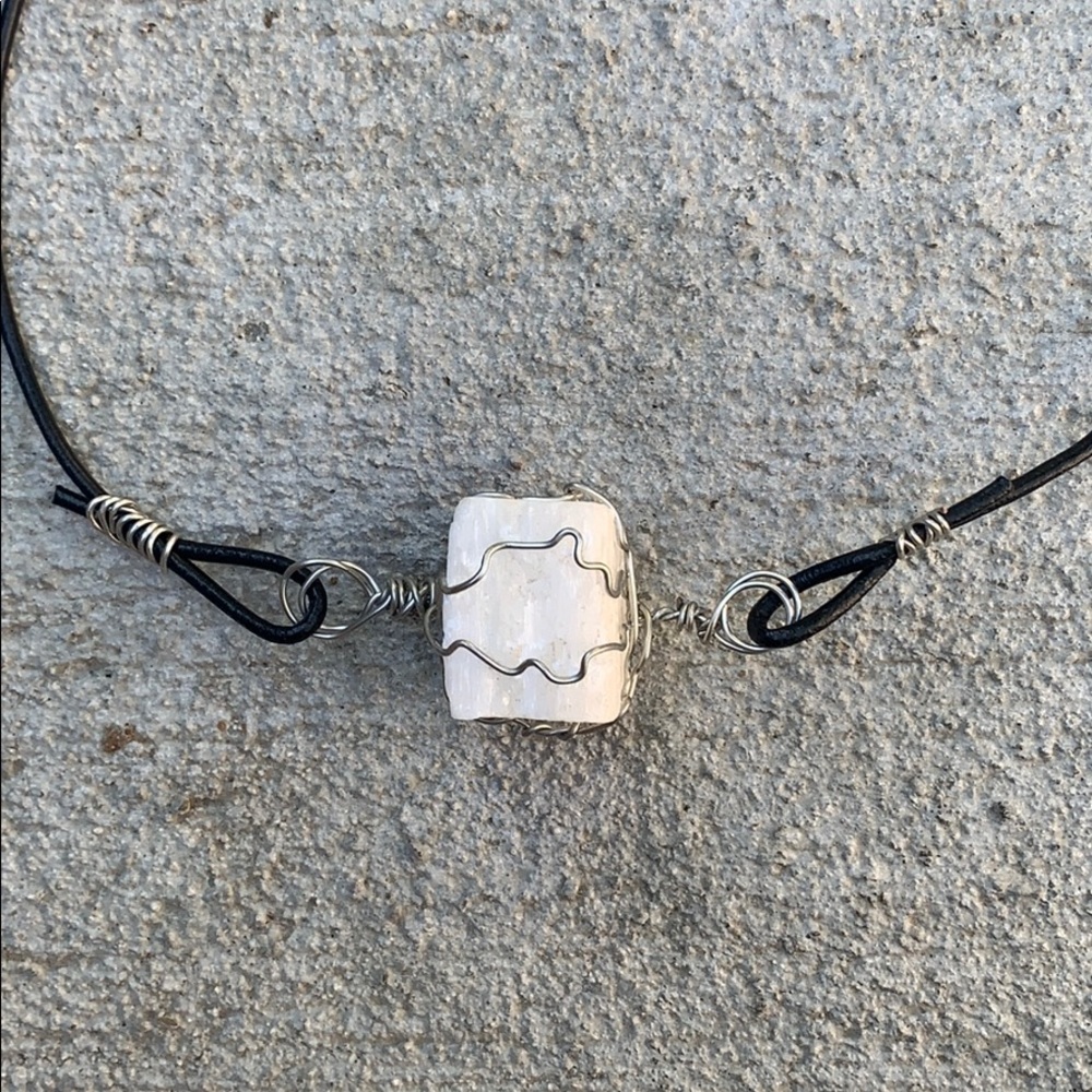 Handmade Wire Wrapped Choker Necklace